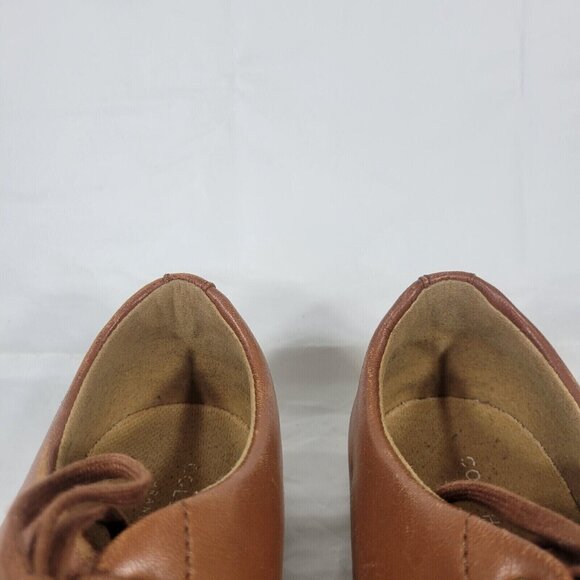 Cole Haan Grand OS Leather Sneakers Men Size 11 Lace Up Low Top Brown Casual - Picture 4 of 13